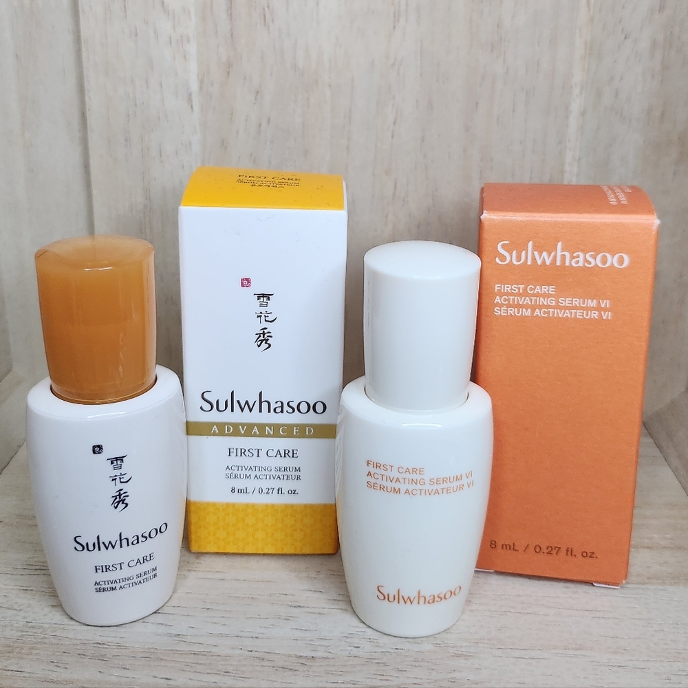 Sulwhasoo First Care Activating Serum - Travel Size 8ml Each.
